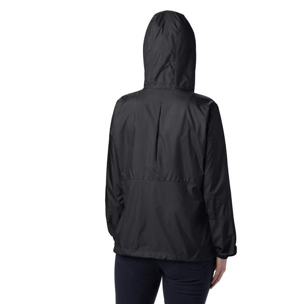 Columbia Flash Forward Windbreaker Black For Women's NZ97501 New Zealand